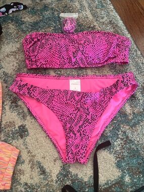 Target Multi-Color Women’s Bikini Lot — Blue, Pink, Orange, Green, Black, Floral
